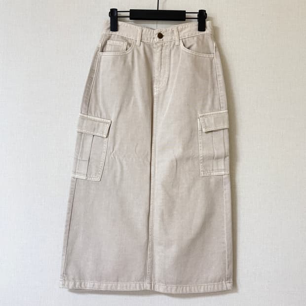 네이비카운티 롱스커트