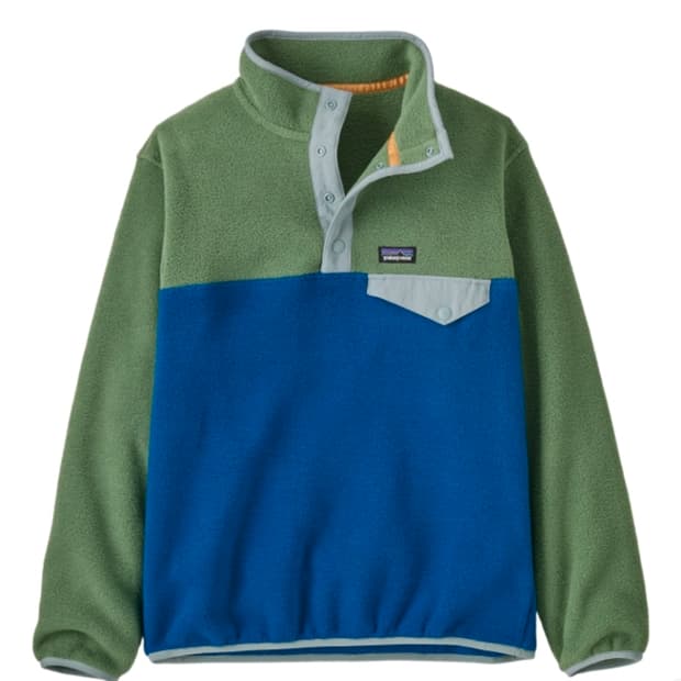 (키즈) 파타고니아 라이트웨이트 신칠라 스냅-T 플리스 풀오버 엔드리스 