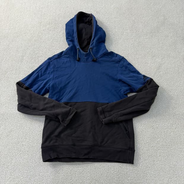 [100] 아디다스 투톤 배색 후드티 0108T1