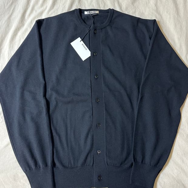 [4]오라리 캐시미어 하드 트위스트 가디건