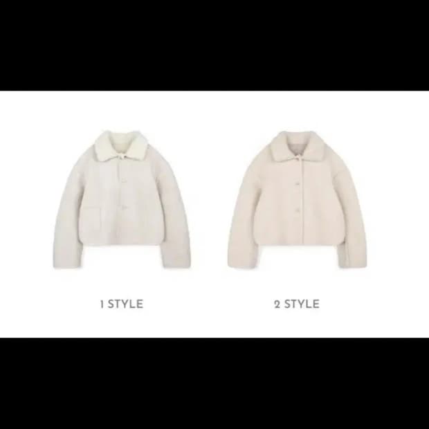 플레이스스튜디오 리버시블 무스탕