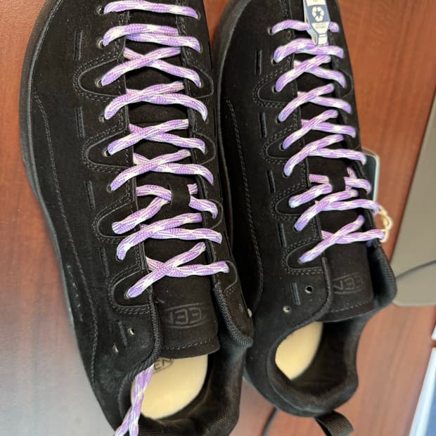 킨재스퍼 스웨이드 스니커즈 블랙 260