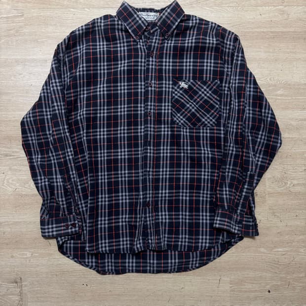 버버리 스몰로고 체크셔츠