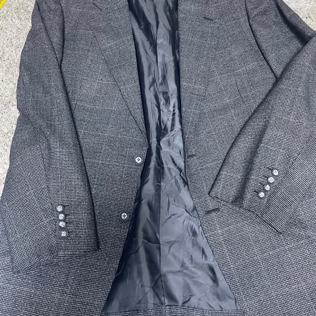 버버리 2버튼 일제 하운드투스 블레이저 105~110