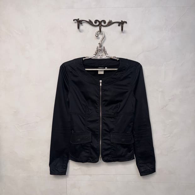 Armani Exchange black two way jacket