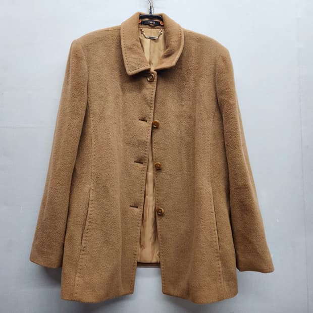 닥스 카멜색상 울/알파카 코트 L