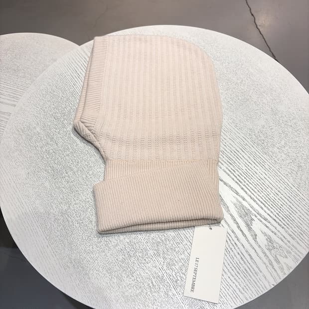 (정품/새상품) 르917 여성 아이보리 울 캐시미어 블렌드 바라클라바