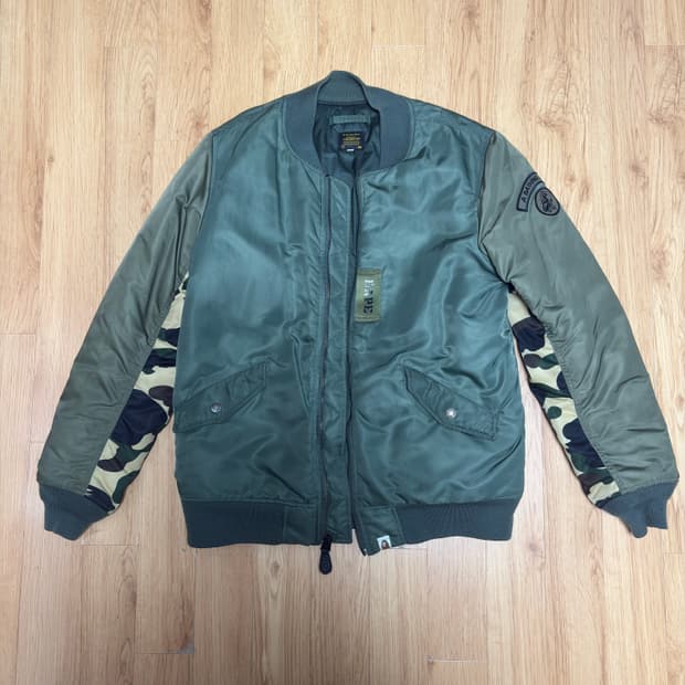 베이프 ma-1 자켓