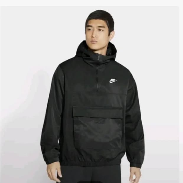 나이키 아노락 바람막이 에센셜 우븐자켓 블랙 L