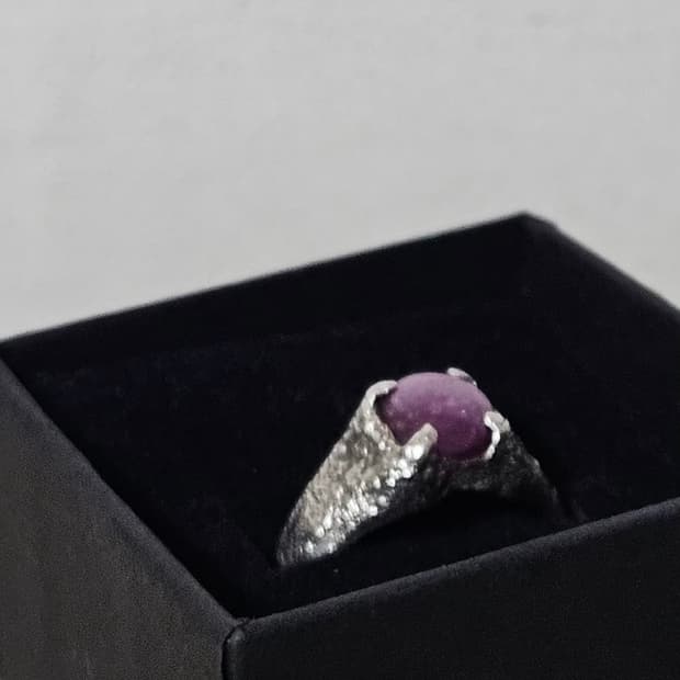 Agaffeine star ruby ring 18호