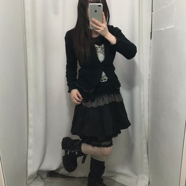 무채색 소녀 코디 세트 🤍