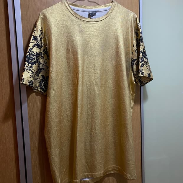 Asos 아소스 골드 반팔티 M