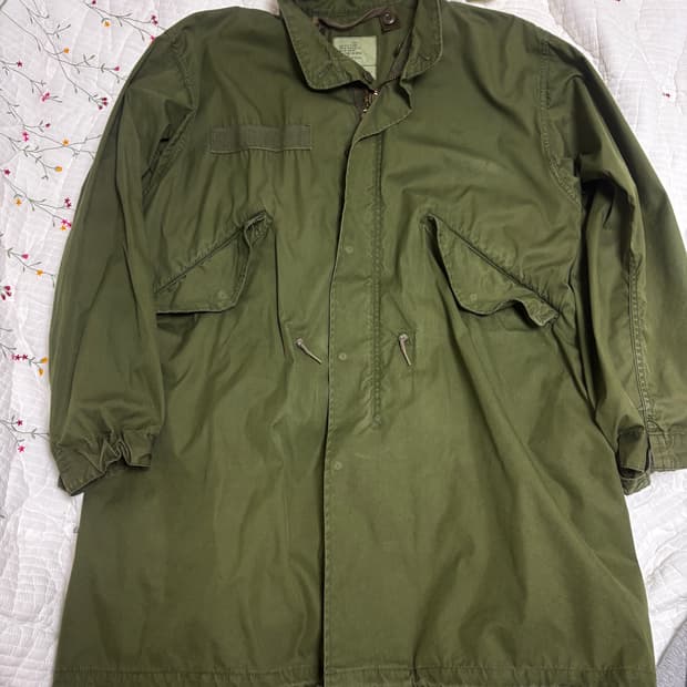 미군 오리지널 M65 야상 개파카 피쉬테일 자켓 XS