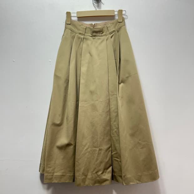 Dickies 베이지 플리츠 스커트 S