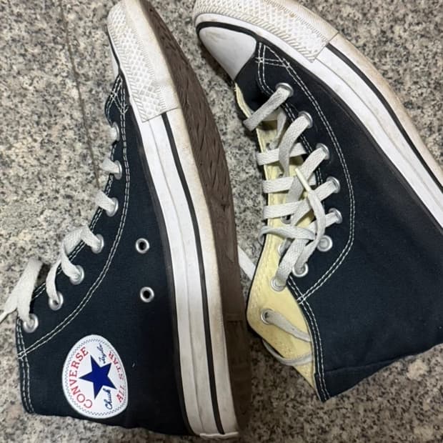 컨버스 하이 블랙 240