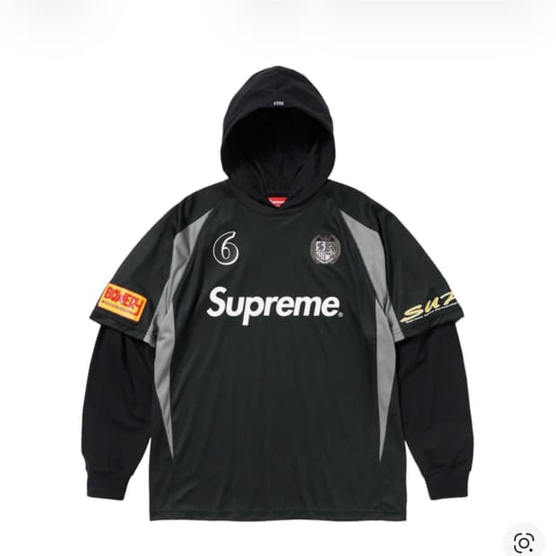 슈프림 후드사커 저지-23fw