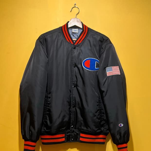90s 챔피온 리버스위브 웜업 스타디움 자켓