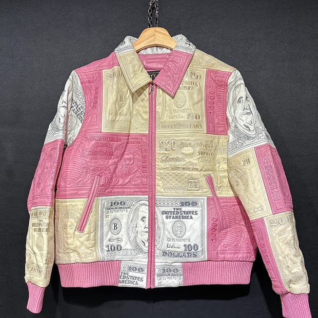 월드머니 소가죽 자켓 