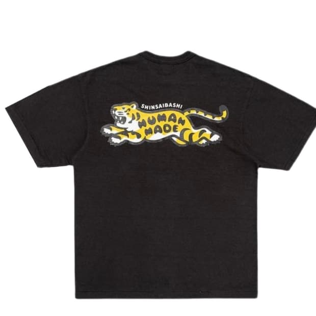 휴먼 메이드 포켓 티셔츠 블랙 - 신사이바시 파르코 스토어 한정