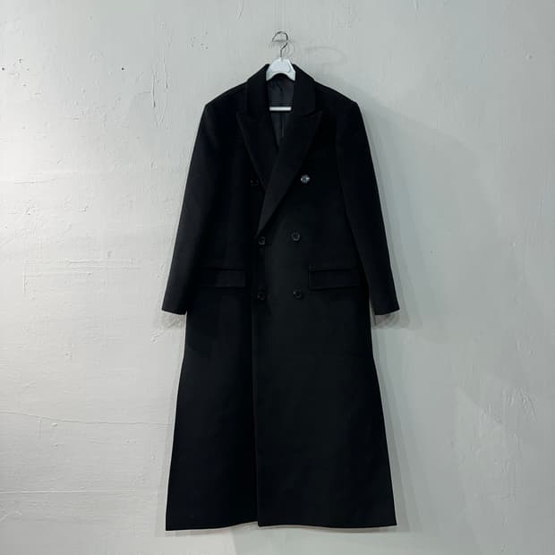 데꼬로소 캐시미어혼방 더블롱코트 XL