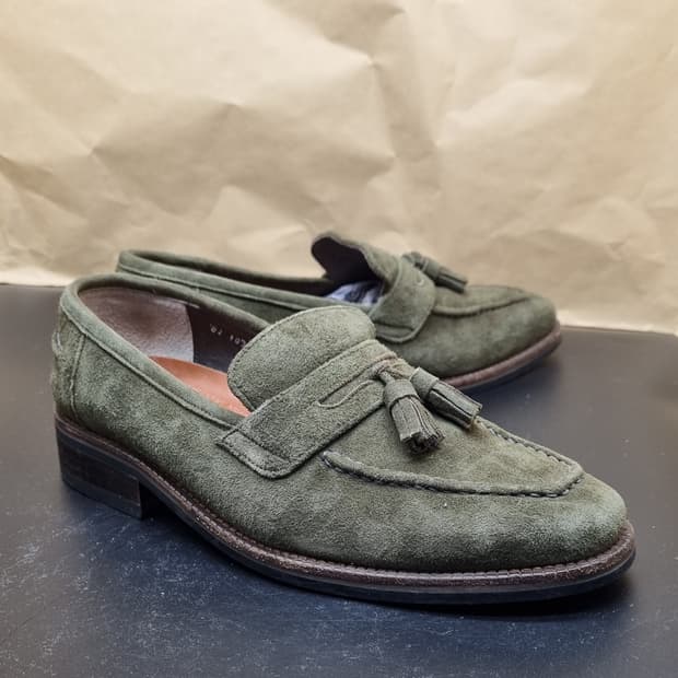 핸드메이드 남성로퍼 실사이즈255