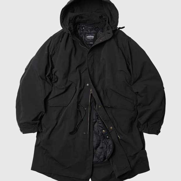 프리즘웍스 VINCENT M1965 FISHTAIL PARKA 블랙 XL