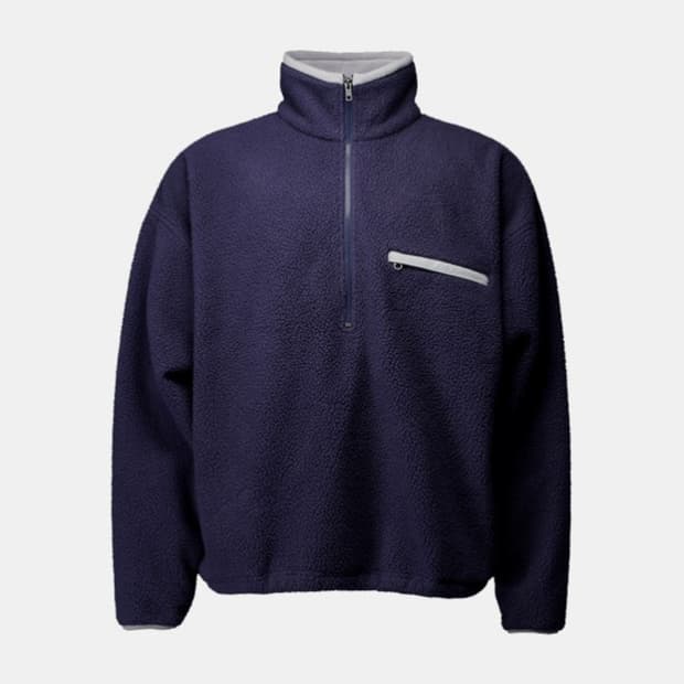 [2]너티새비지 플리스 하프집