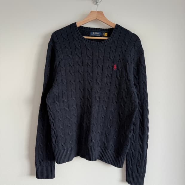 폴로랄프로렌(Polo Ralph Lauren) 꽈베기 코튼니트