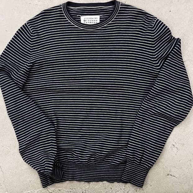 [M] 마르지엘라 스트라이프 니트