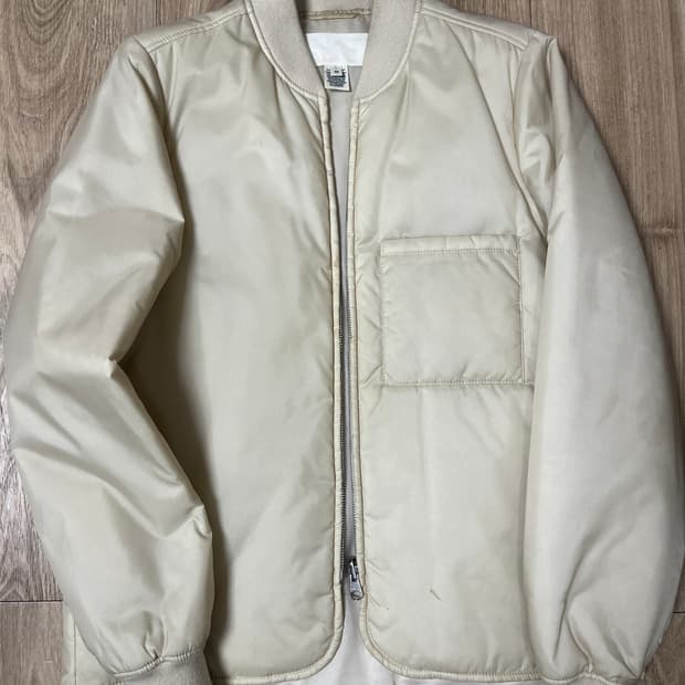 ARKET 아르켓 아이보리 퀼팅 자켓