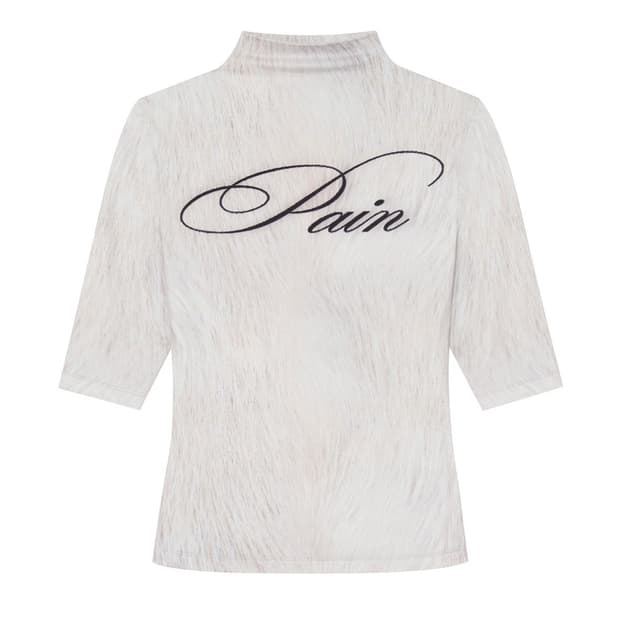 본네 pain mock neck top