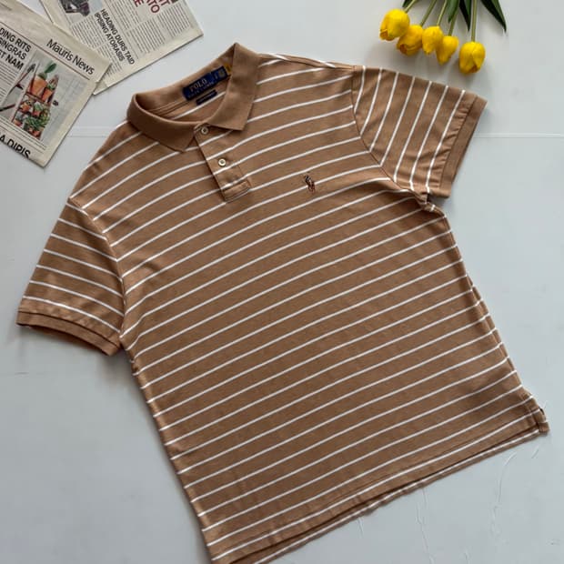 Polo 폴로랄프로렌 스트라이프 반팔 카라티