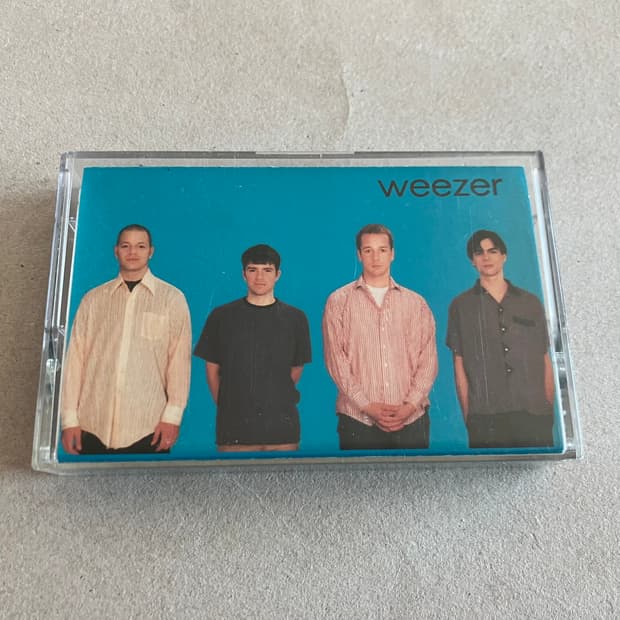 90년대 위저 Weezer 1집 국내 라이센스 초판 카세트테이프