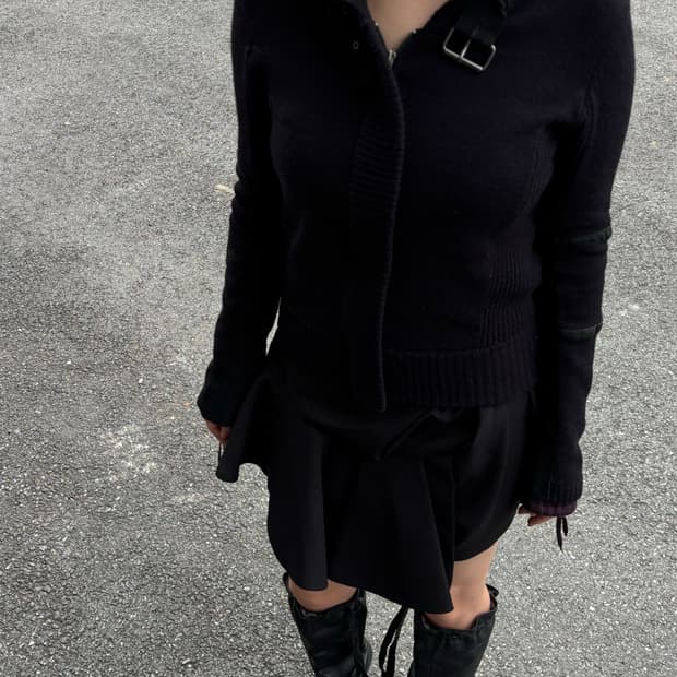 아르마니 울 믹스 라이더 자켓