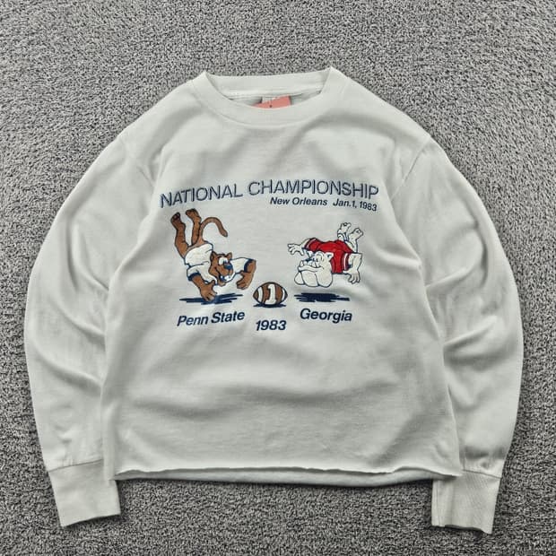 USA 퀘이커니트 1983 슈거볼 챔피언쉽 롱 슬리브 (S)/ 11387