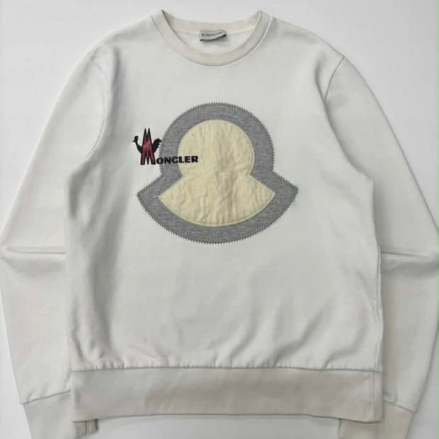 18FW 몽클레어 엠브로이드 크루넥 맨투맨