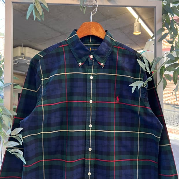 폴로 체크 셔츠 