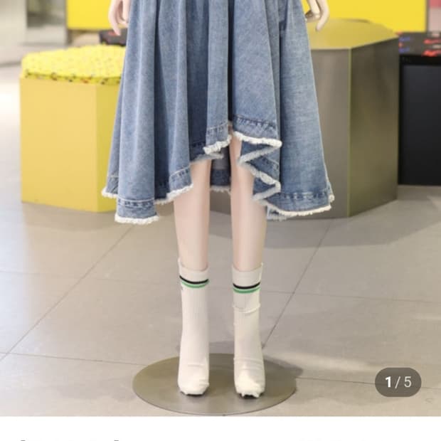 럭키슈에뜨 춘하추 언발 롱 스커트 55.44