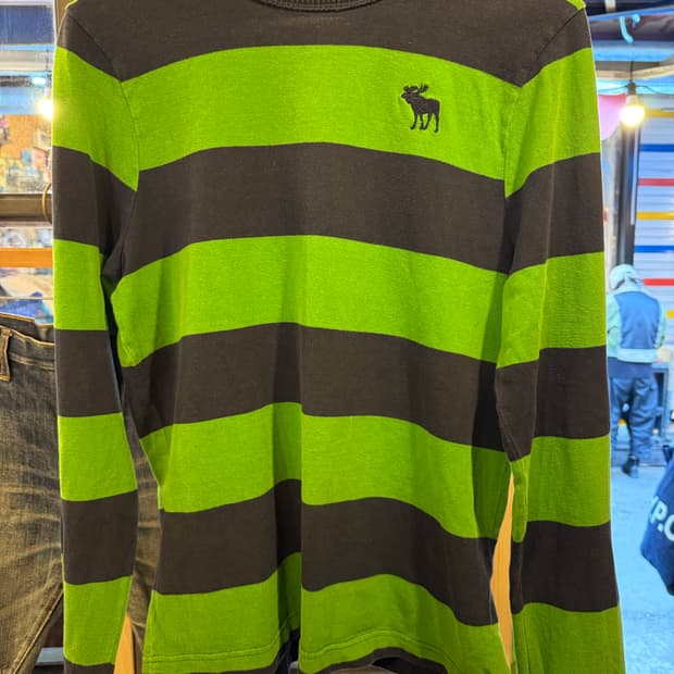 아베크롬비 초남 스트라이프 롱슬리브