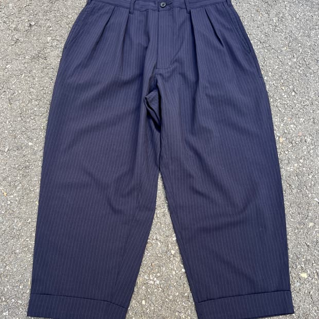 BEAMS SSZ STRIPE WIDE PANTS 빔즈ssz스트라이프팬츠