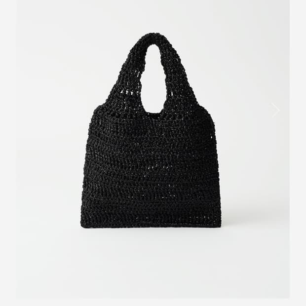 얼바닉 글리터 핸드 니티드 백