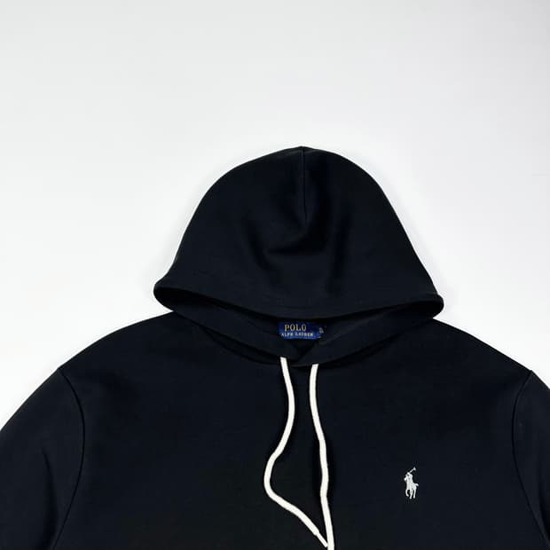 폴로 랄프로렌 포니 블랙 후드티 (XL)