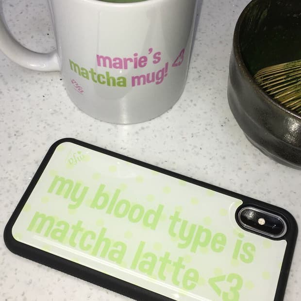 Mafavarchive matcha magsafe glass case 
