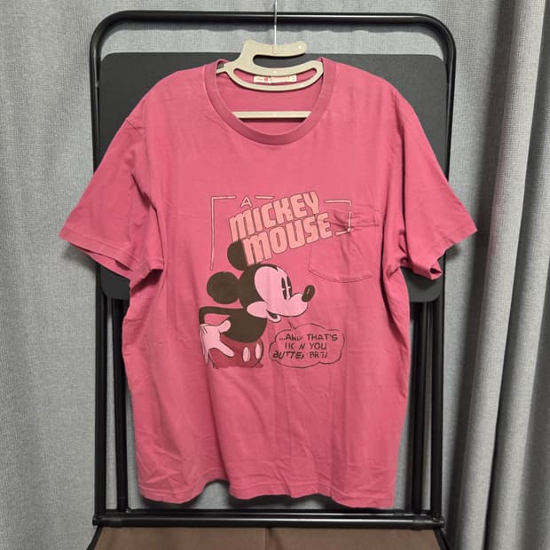 Uniqlo Disney 빈티지 반팔 티셔츠 L(100)