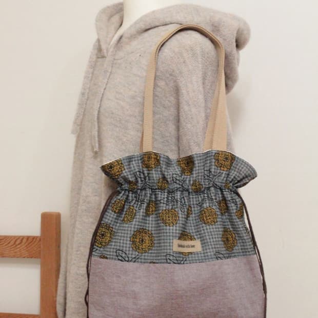 핸드메이드 가방 스트링백