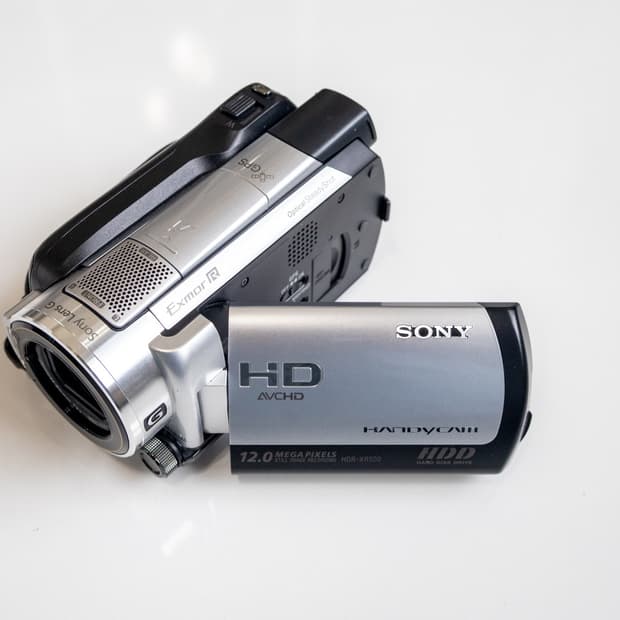 Sony HDR XR500V / 빈티지 디지털 캠코더 