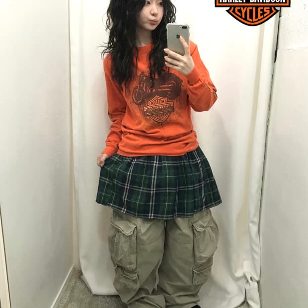 Harley-Davidson Printing Long Sleeves