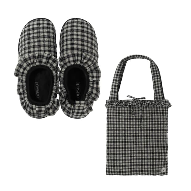 코이세이오 스부 체크 패딩 슈즈 0사이즈