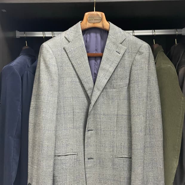 링자켓(RING JACKET) 마이스터 글랜체크 자켓(46)