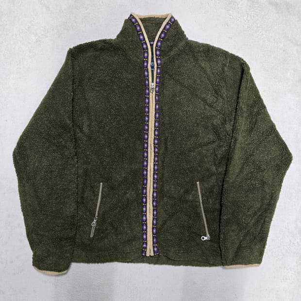 Penfield 펜필드 올리브 플리스 집업 자켓 M